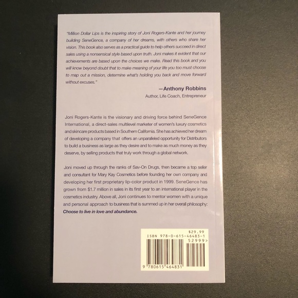 Book - Million Dollar Lips - Picture 2 of 2